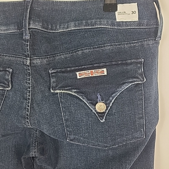 NEW Hudson Jeans Collin Mid Rise Bootcut Crop Dark Wash Sz 30 NWT $195 - Picture 6 of 6